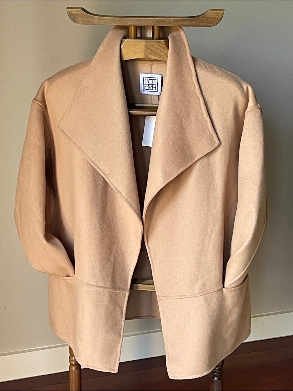Toteme Annecy Short Coat Camel Beige Wool Cashmere Jacket NWT XS luxury
